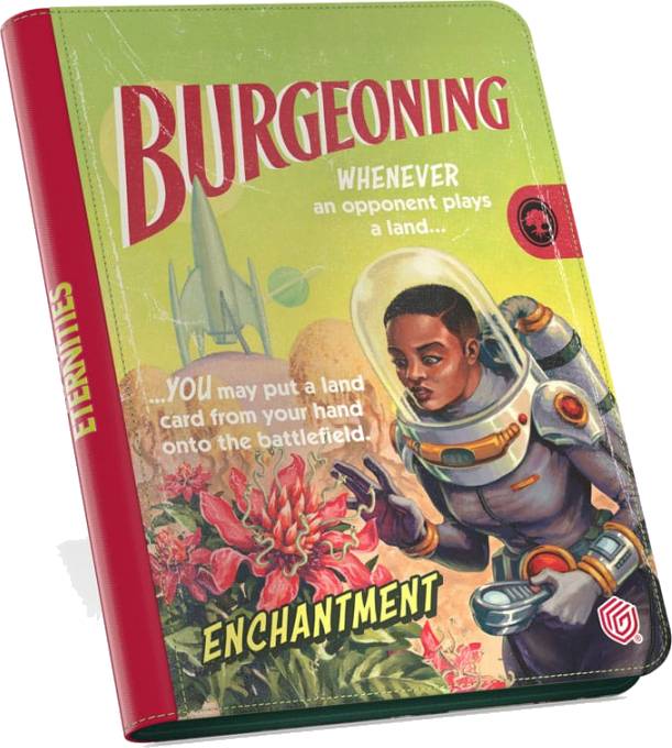 Album na karty Ultimate Guard - Magic: The Gathering Edge of Eternities - Burgeoning Zipfolio 360 18-Pocket XenoSkin