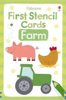 Usborne - First Stencil Cards: Farm - Vicky Arrowsmith