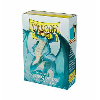 60 malých obalů Dragon Shield - matné Tyrkysové