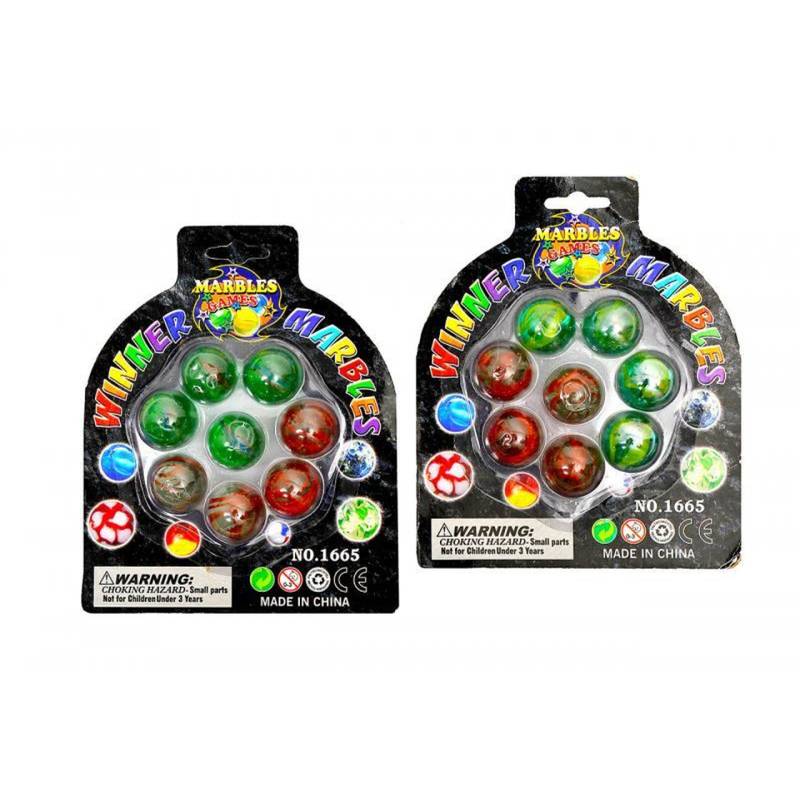 Cvrnkací kuličky winner marbles 8ks