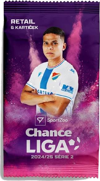 Fotbalové karty SportZoo Chance Liga 2024/2025 2. série Retail Balíček