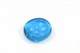 Gaming Stone Colors: Translucent Aqua Blue Glass 01137 - modrý průhledný kamínek 1ks