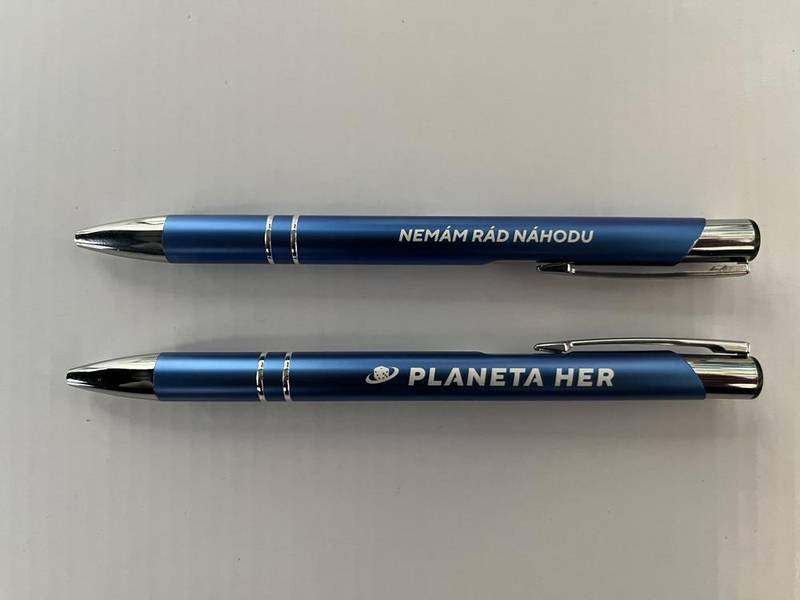 Propiska Planeta her - Nemám rád náhodu - modrá