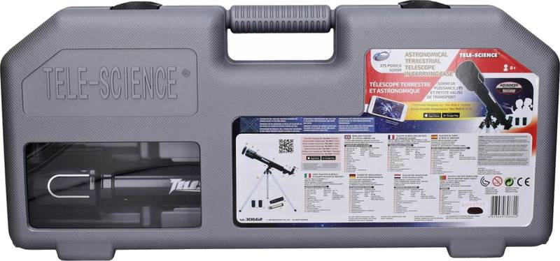 Teleskop kovový v kufříku