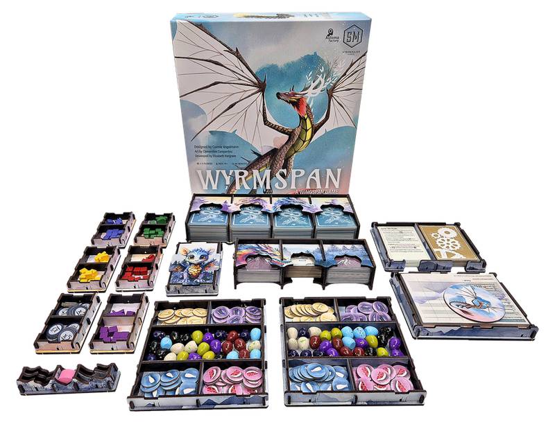 Dřevěný pořadač pro Na křídlech draků UV Tisk (Poland Games)