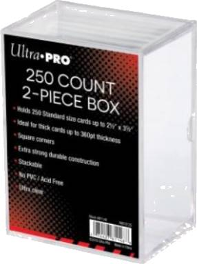 UltraPRO: průhledná krabička na karty - 250 karet - 81148