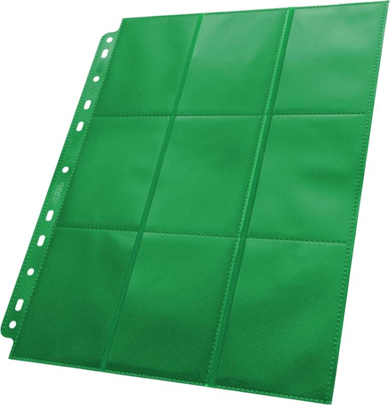 Stránka do alba Ultimate Guard - Side Loaded 18-Pocket Pages Green (1 ks)