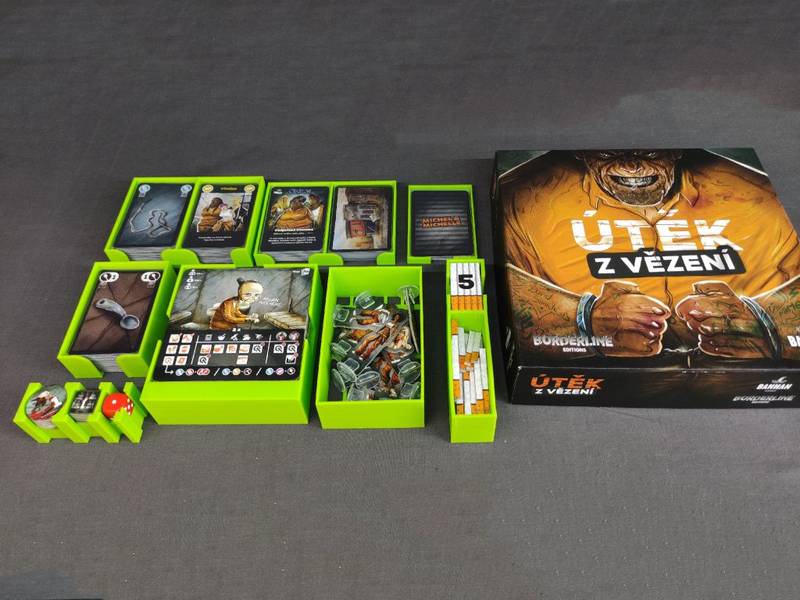 Útěk z vězení - Insert (černý, 0012U) NENÍ HRA! Insert: Dig Your Way Out