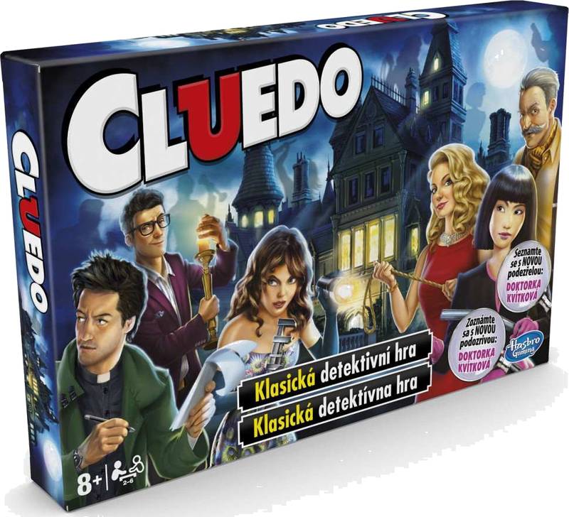 Hasbro cluedo společenská detektivní hra /sk