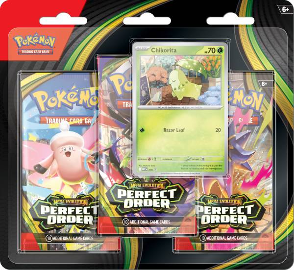 Pokémon TCG: ME03 Perfect Order - 3 Blister Booster